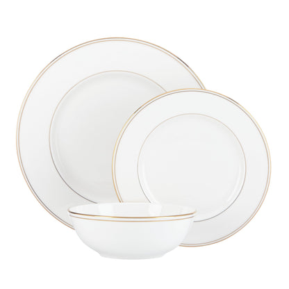 4-Piece Gold Tree Holiday Accent Plate Set