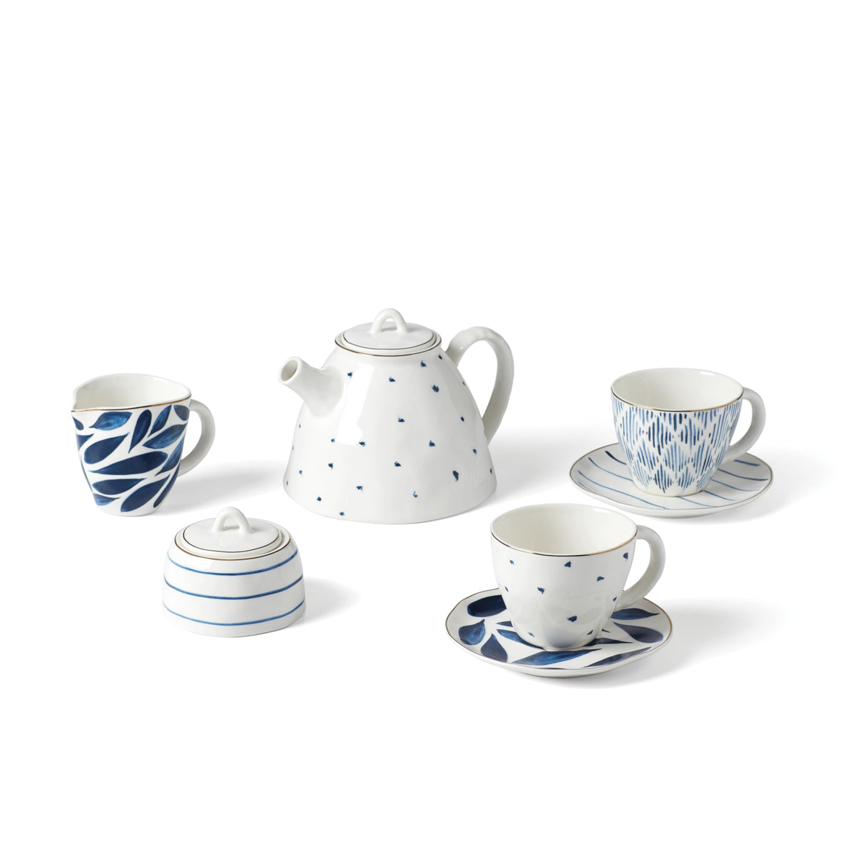 Blue Bay Porcelain Dinnerware and Serveware Collection