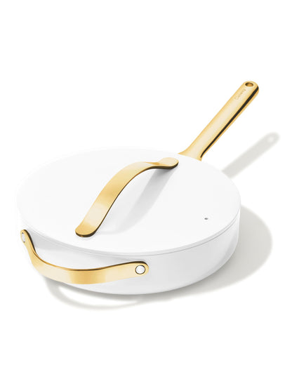 Ceramic Nonstick Sauté Pan With Stainless Handle
