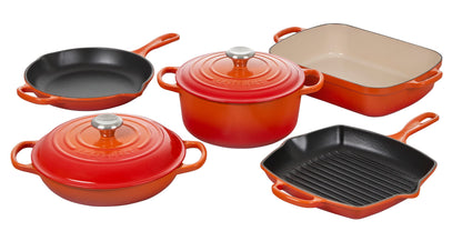 Le Creuset Enameled Cast Iron Signature Cookware Set