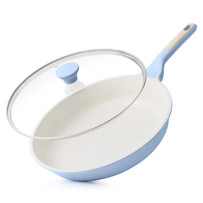 Nonstick Chef Frying Pan With Glass Lid