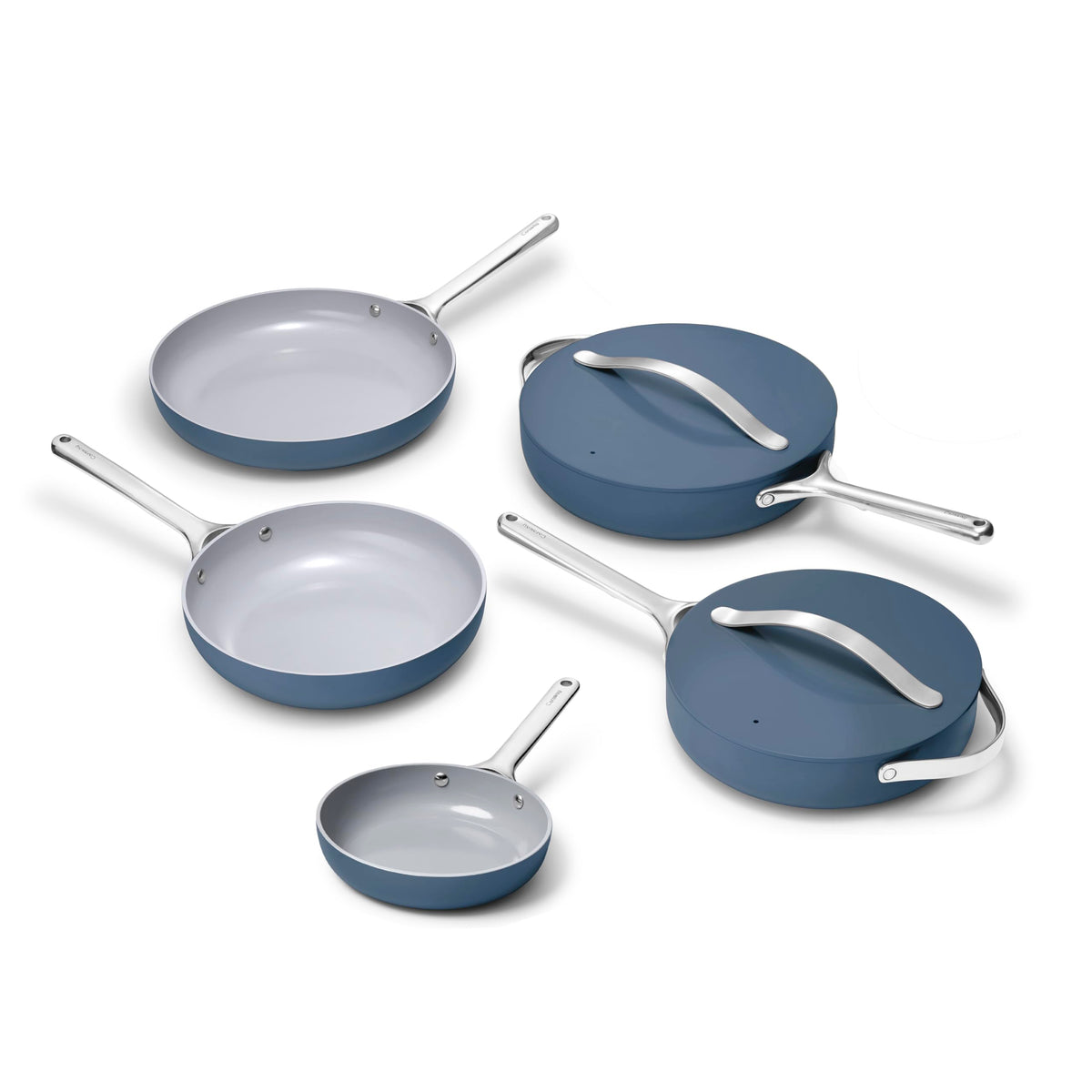 3-Piece Ceramic Nonstick Frying Pan Set