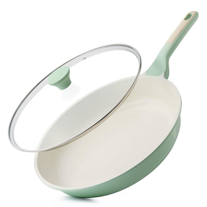 Nonstick Chef Frying Pan With Glass Lid