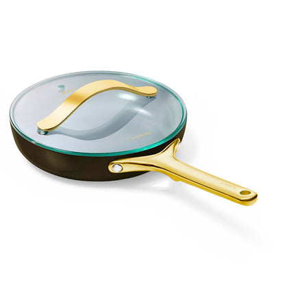 Ceramic Nonstick Frying Pan Set With Glass Lids