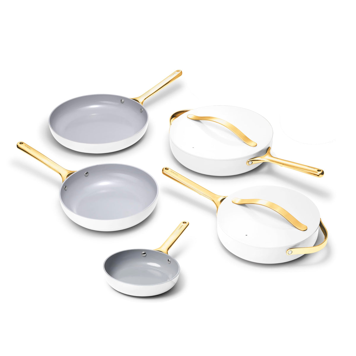 3-Piece Ceramic Nonstick Frying Pan Set
