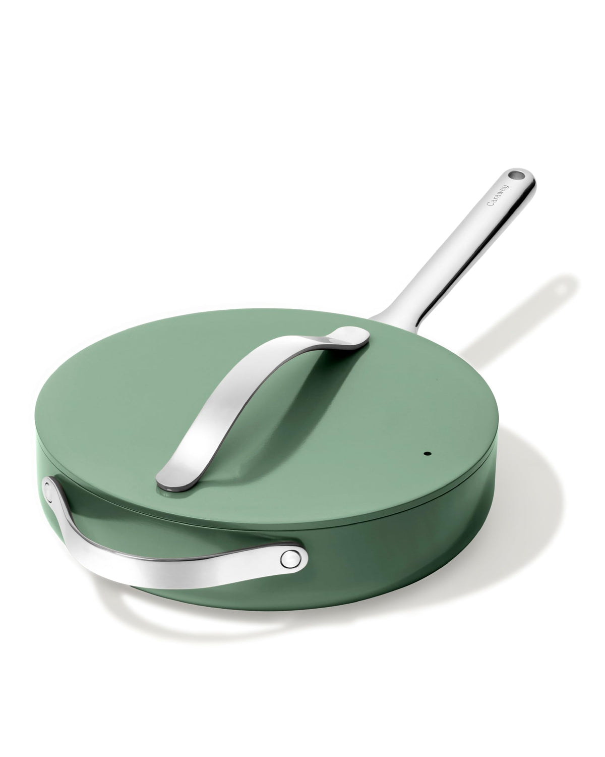 Ceramic Nonstick Sauté Pan With Stainless Handle