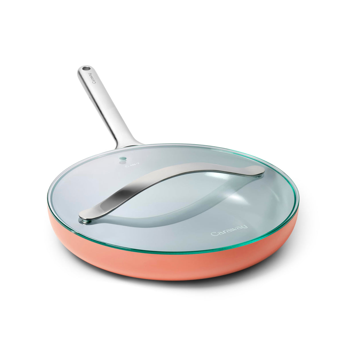 Ceramic Nonstick Frying Pan Set With Glass Lids