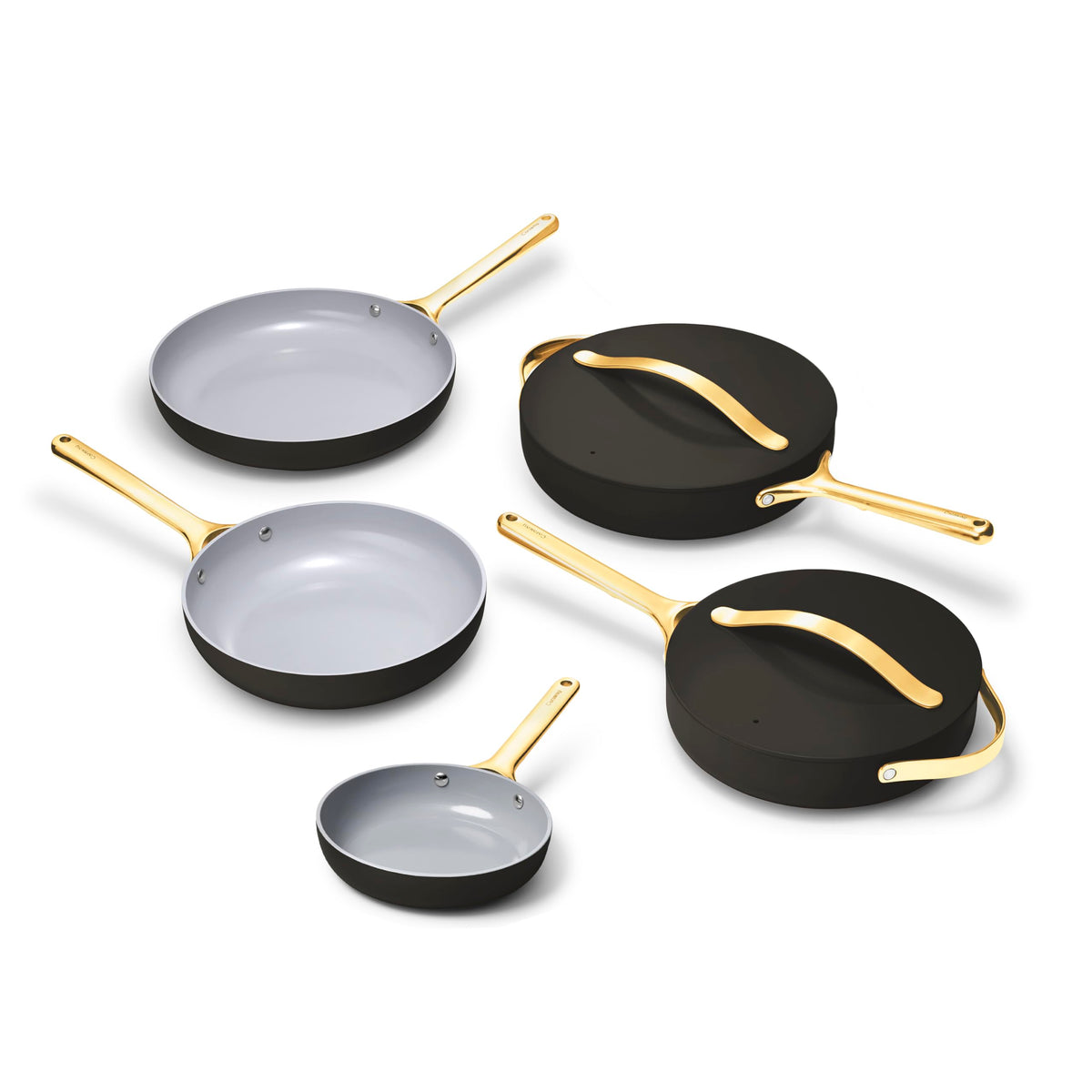 3-Piece Ceramic Nonstick Frying Pan Set