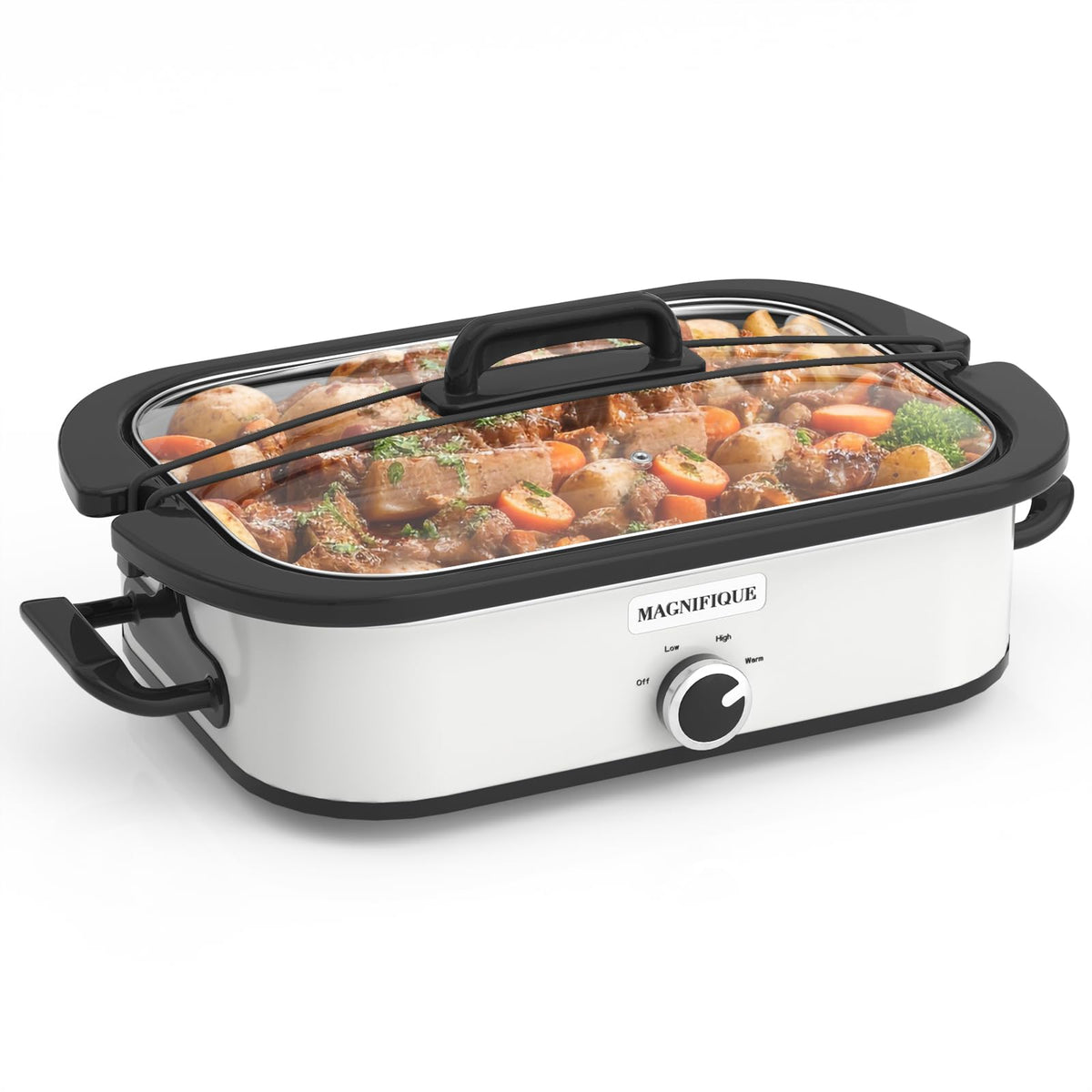 4-Quart Slow Cooker With Casserole and Warm Setting