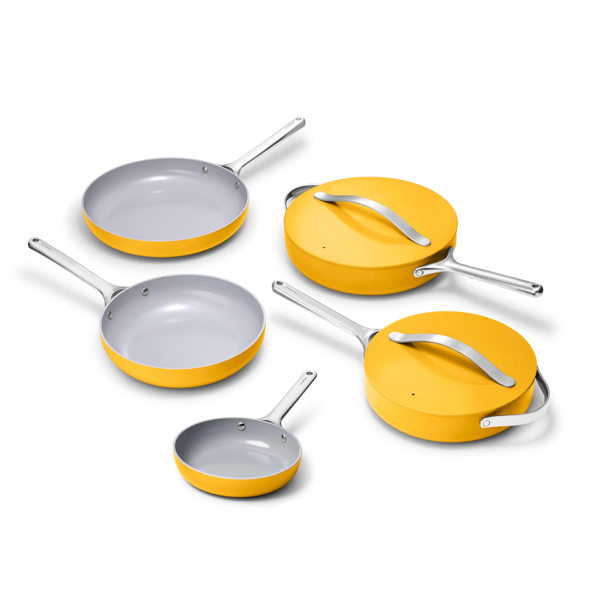 3-Piece Ceramic Nonstick Frying Pan Set