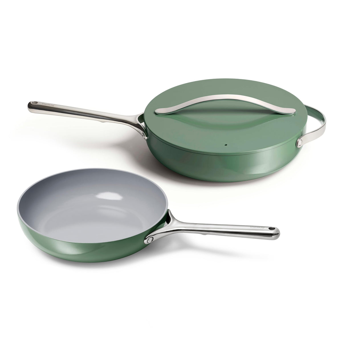 3-Piece Ceramic Nonstick Frying Pan Set