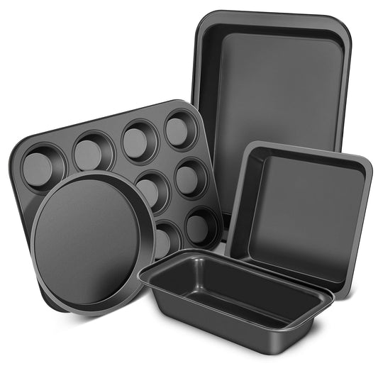 5-Piece Nonstick Bakeware Set for Everyday Baking