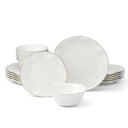 Blue Bay Porcelain Dinnerware and Serveware Collection