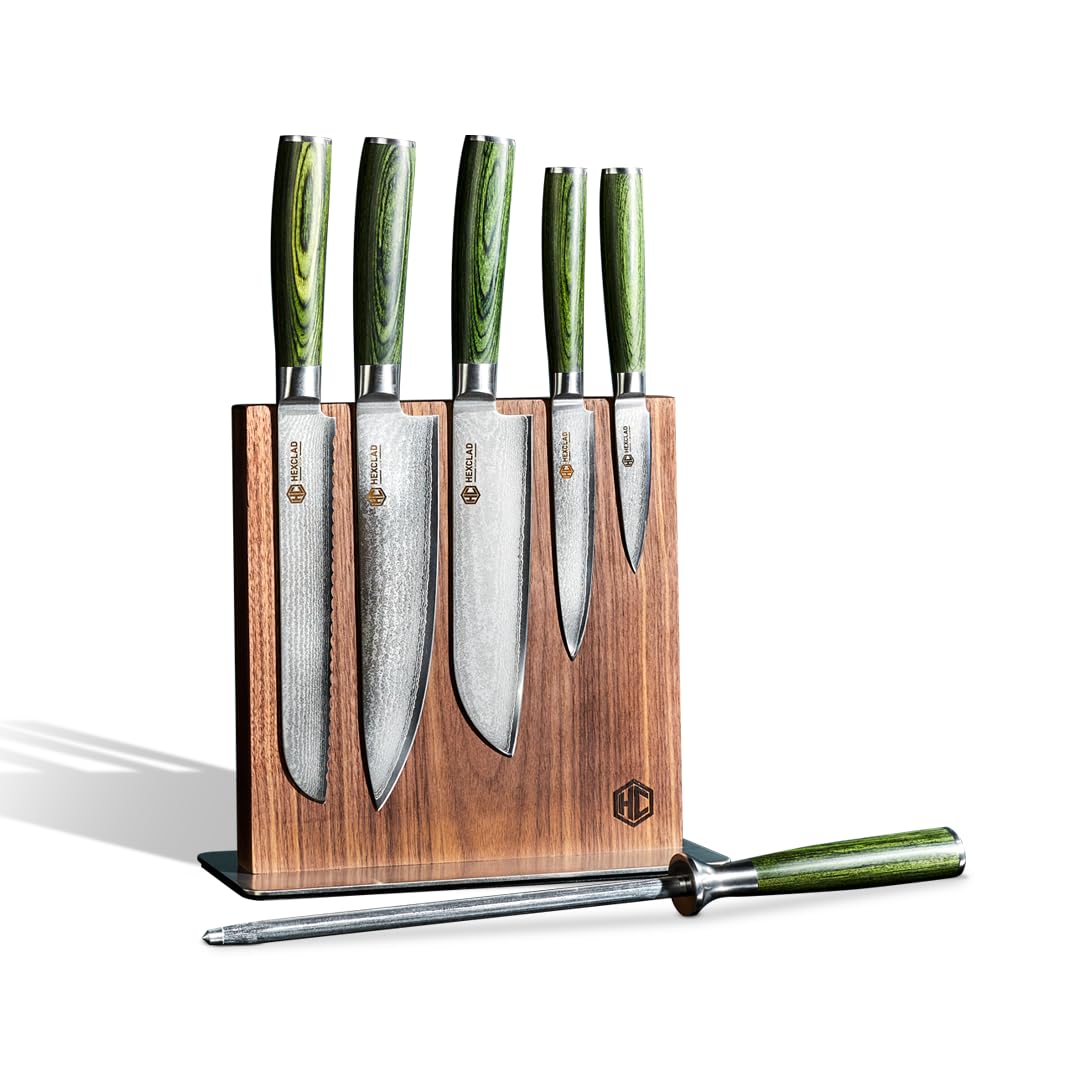 Japanese Damascus Stainless Steel Knife Set