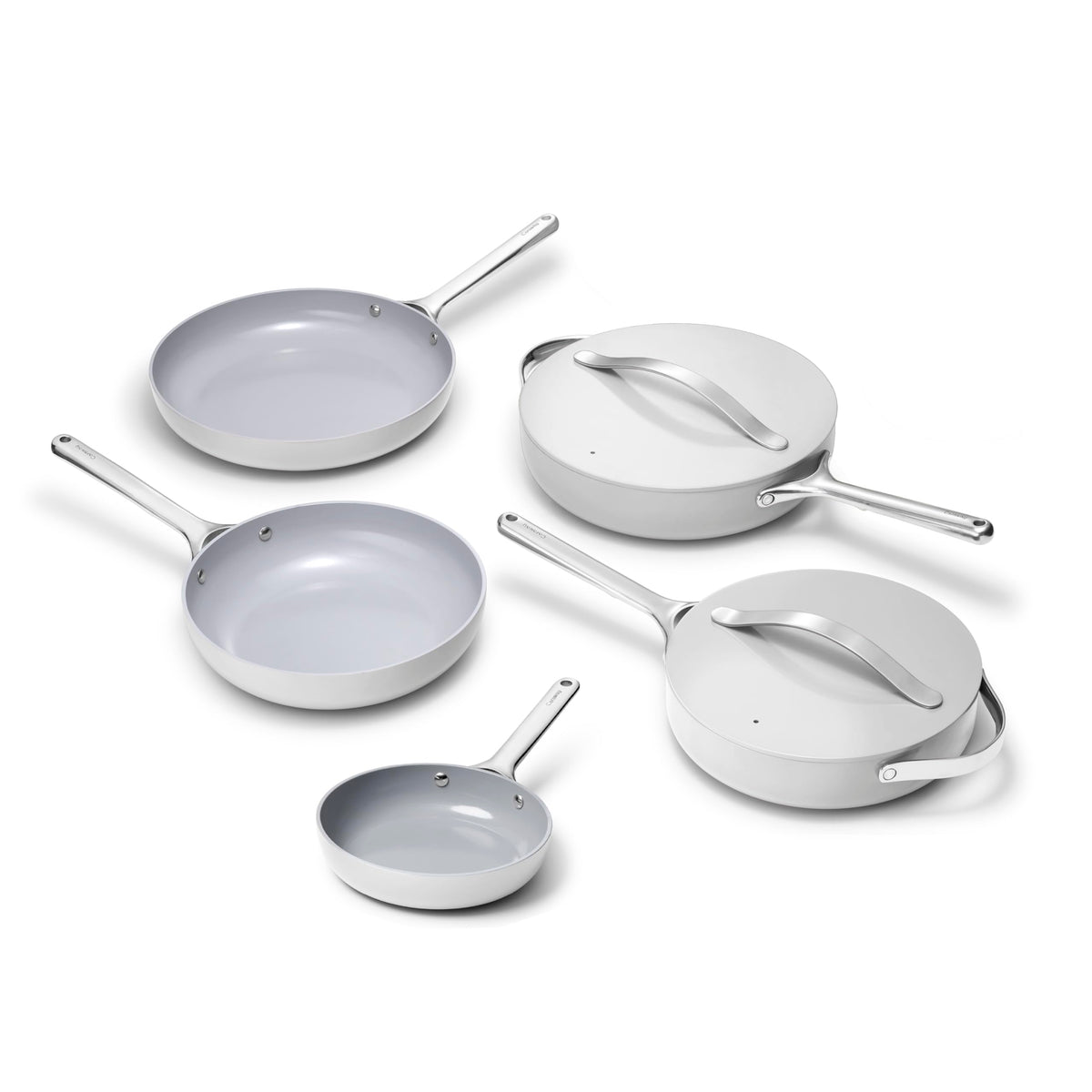 3-Piece Ceramic Nonstick Frying Pan Set