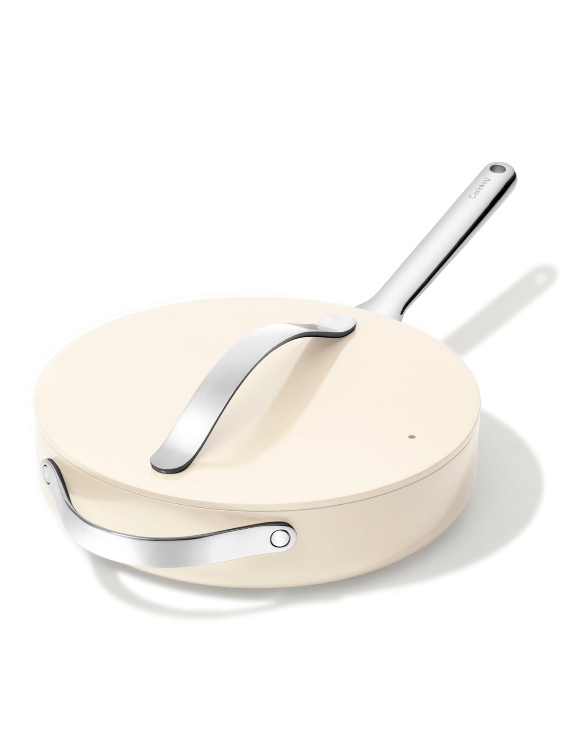 Ceramic Nonstick Sauté Pan With Stainless Handle