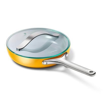 Ceramic Nonstick Frying Pan Set With Glass Lids