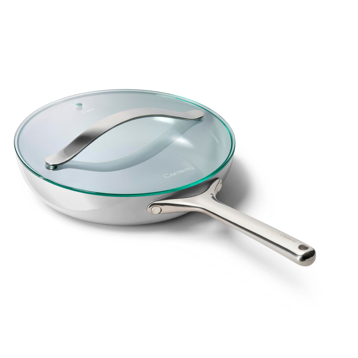 Ceramic Nonstick Frying Pan Set With Glass Lids