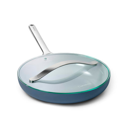 Ceramic Nonstick Frying Pan Set With Glass Lids
