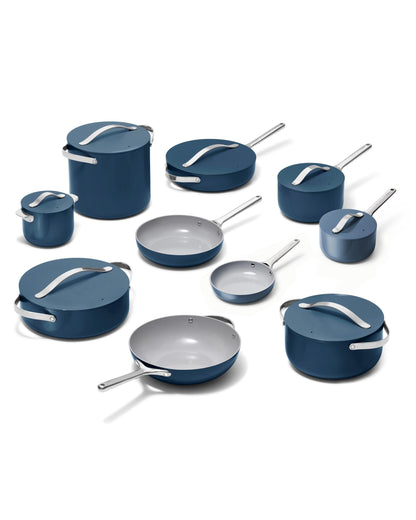 Ceramic Nonstick Cookware Set With Storage