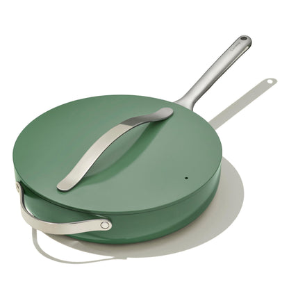 Ceramic Nonstick Sauté Pan With Stainless Handle