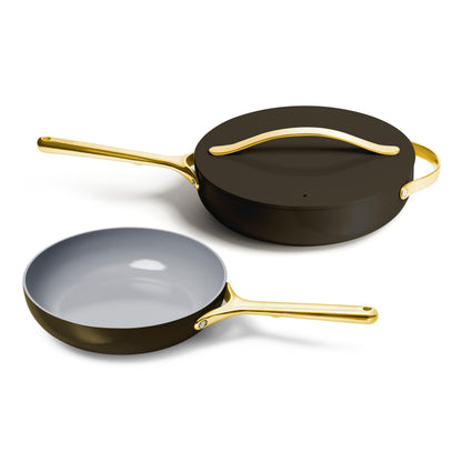 3-Piece Ceramic Nonstick Frying Pan Set