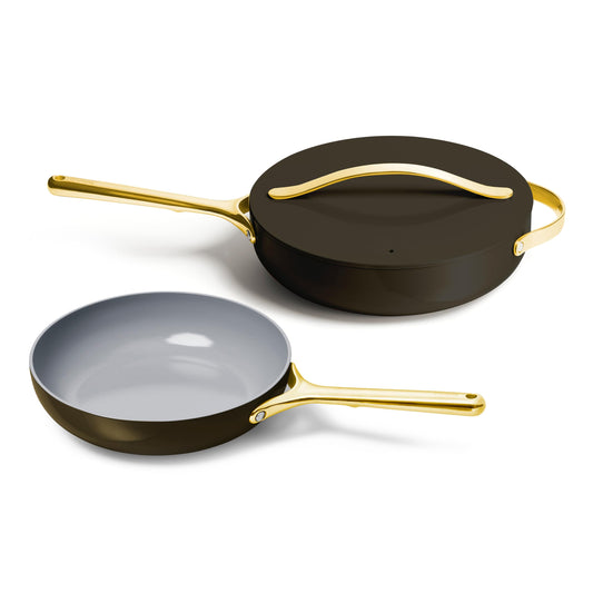 3-Piece Ceramic Nonstick Frying Pan Set