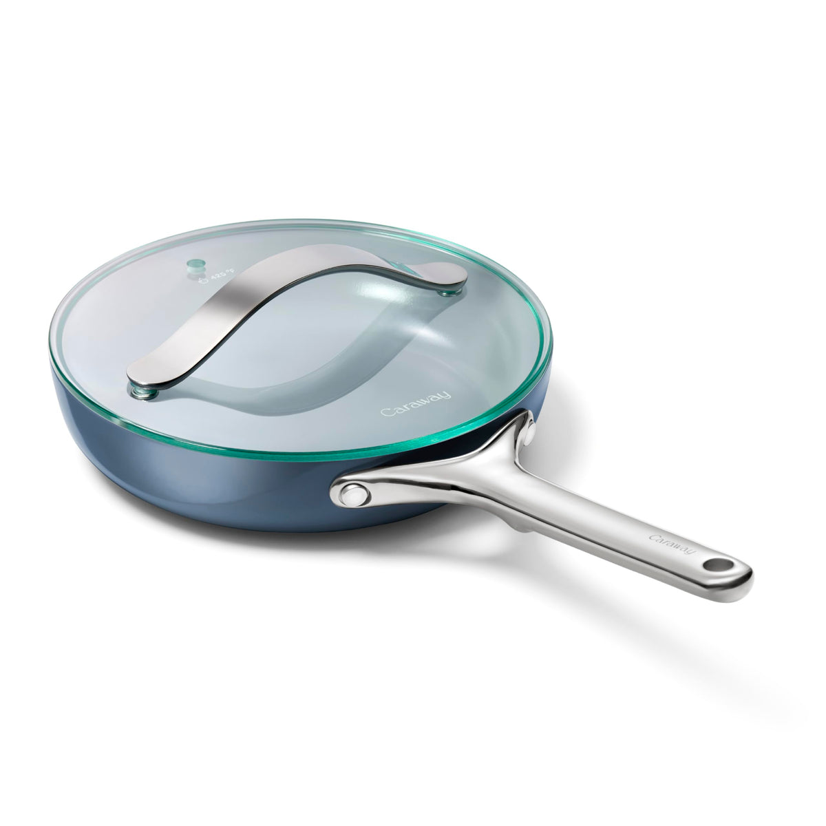 Ceramic Nonstick Frying Pan Set With Glass Lids