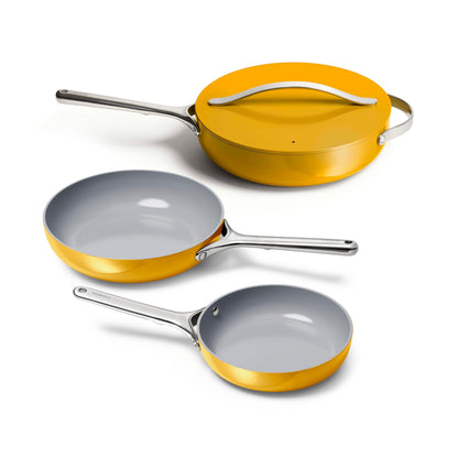 3-Piece Ceramic Nonstick Frying Pan Set