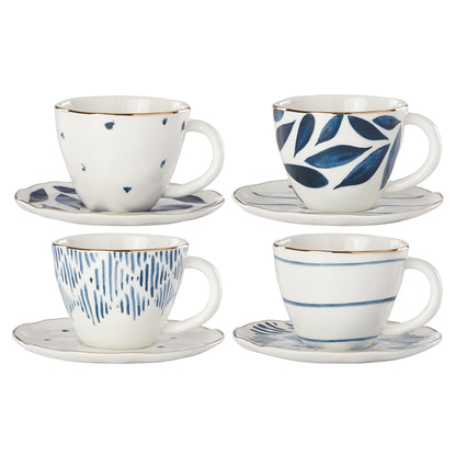 Blue Bay Porcelain Dinnerware and Serveware Collection