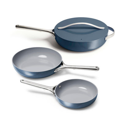 3-Piece Ceramic Nonstick Frying Pan Set