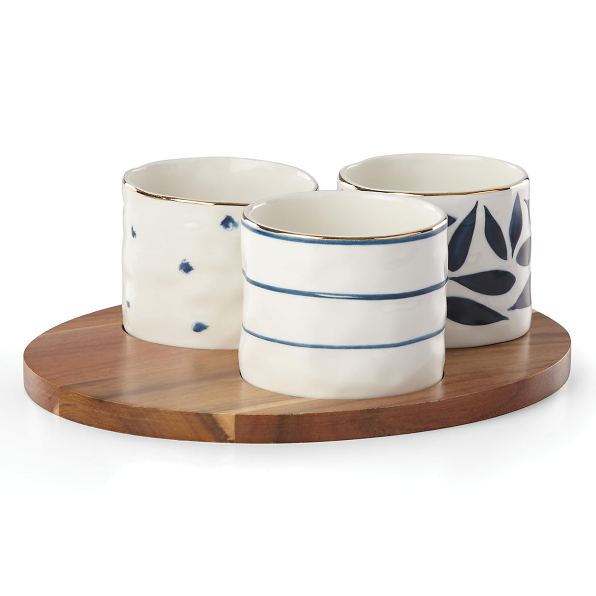 Blue Bay Porcelain Dinnerware and Serveware Collection
