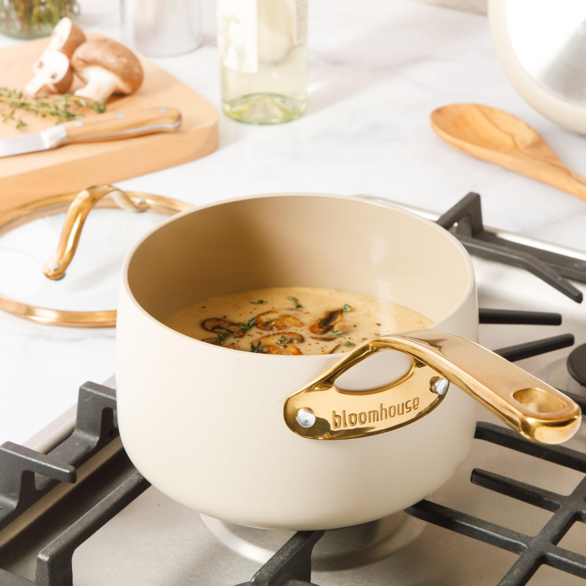Ceramic Nonstick Heavy-Duty Aluminum Cookware Set