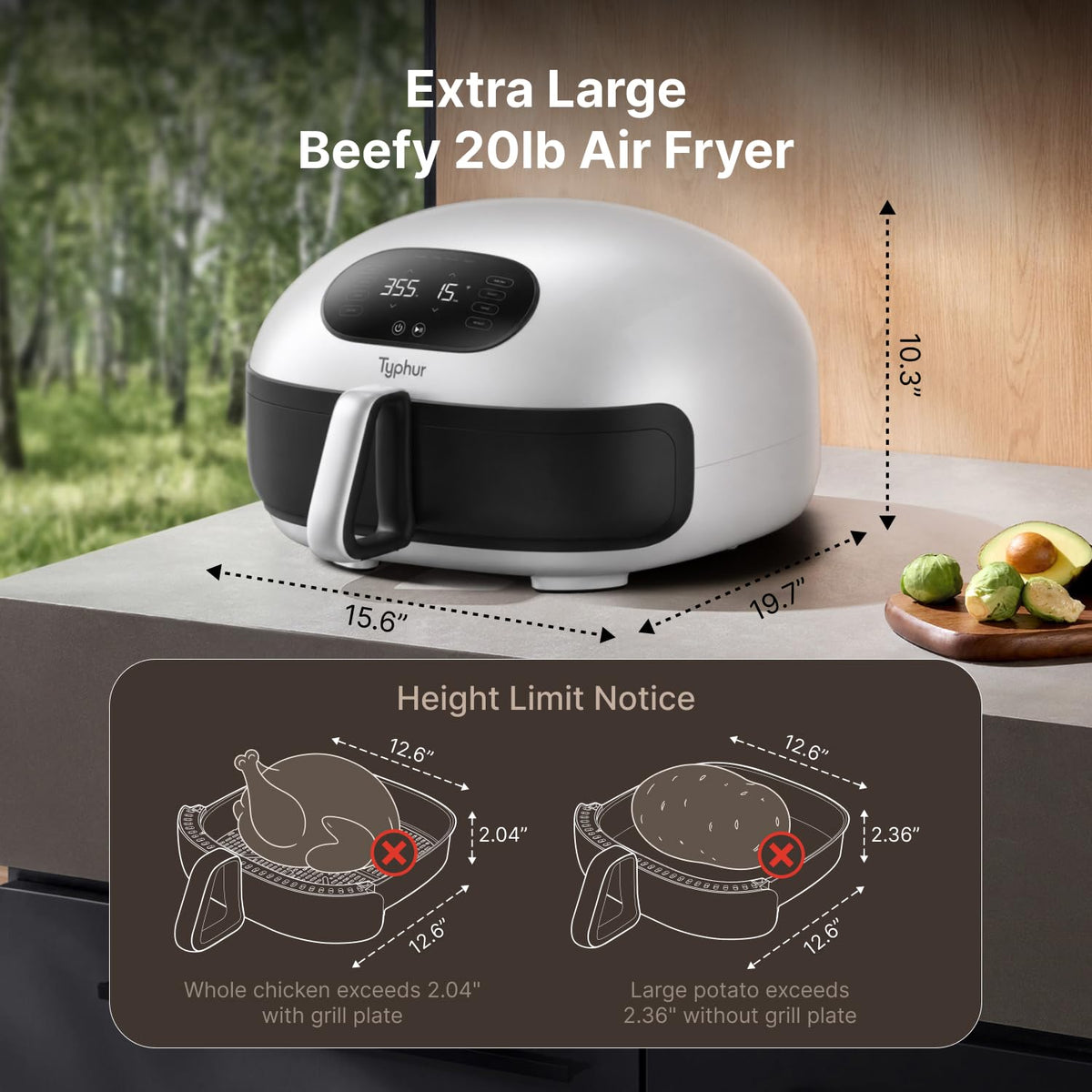 AI Smart Air Fryer With Precision Cooking Control