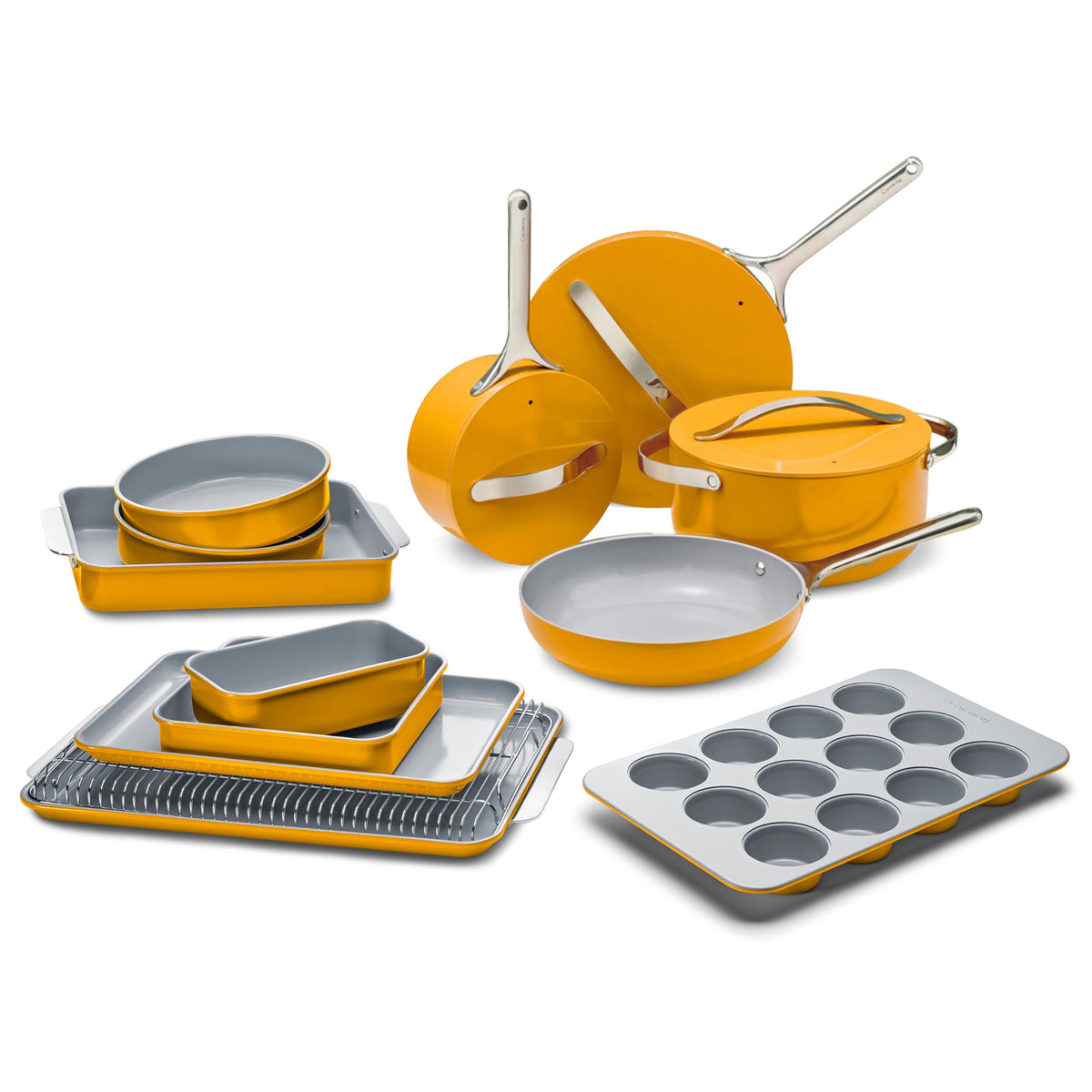 23-Piece Ceramic Nonstick Cookware and Bakeware Set