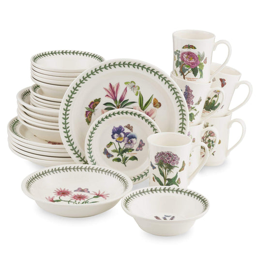 30-Piece Floral Botanical Dinnerware Set