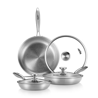 Titanium Nonstick Frying Pan With Glass Lid