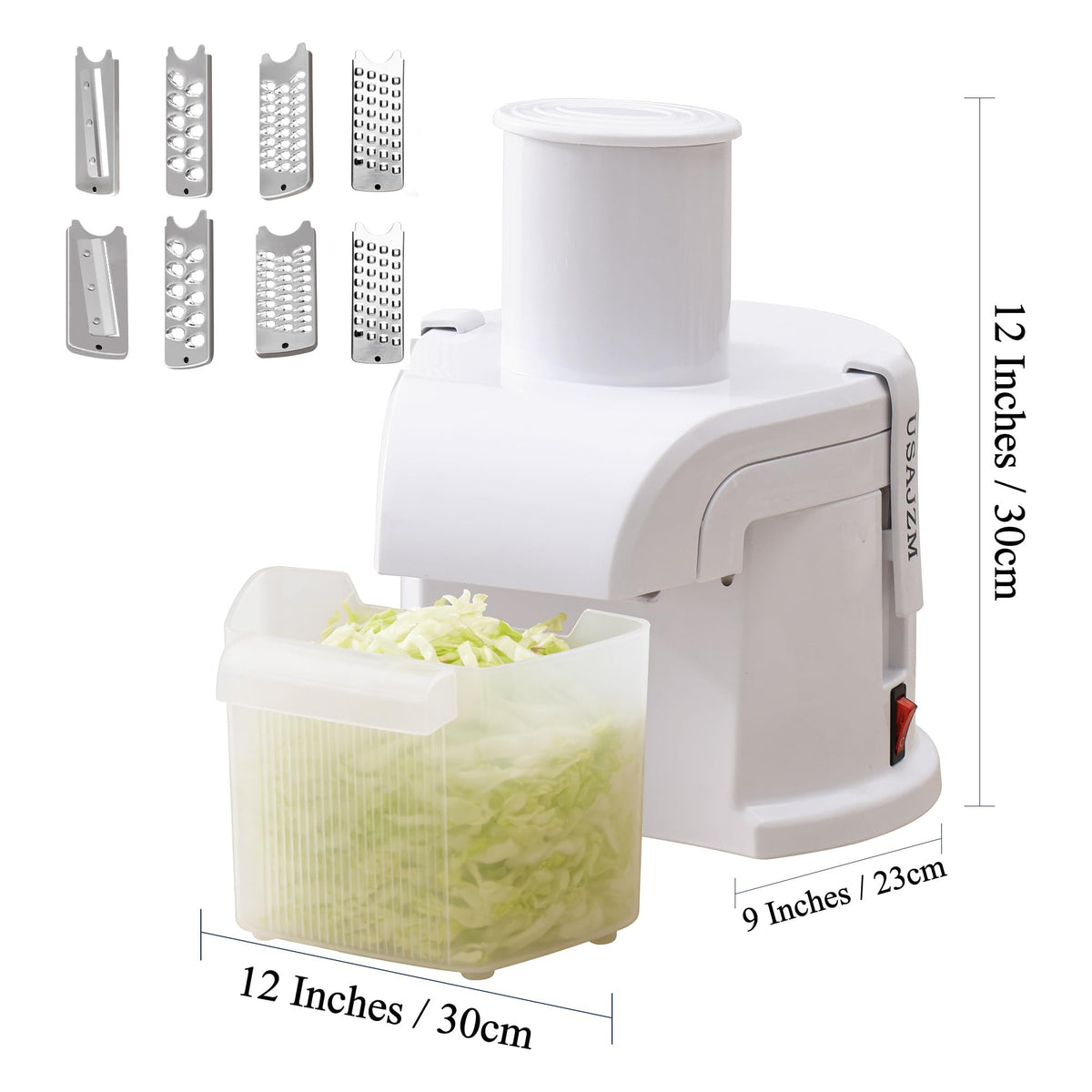 4-in-1 Electric Vegetable Grater and Slicer