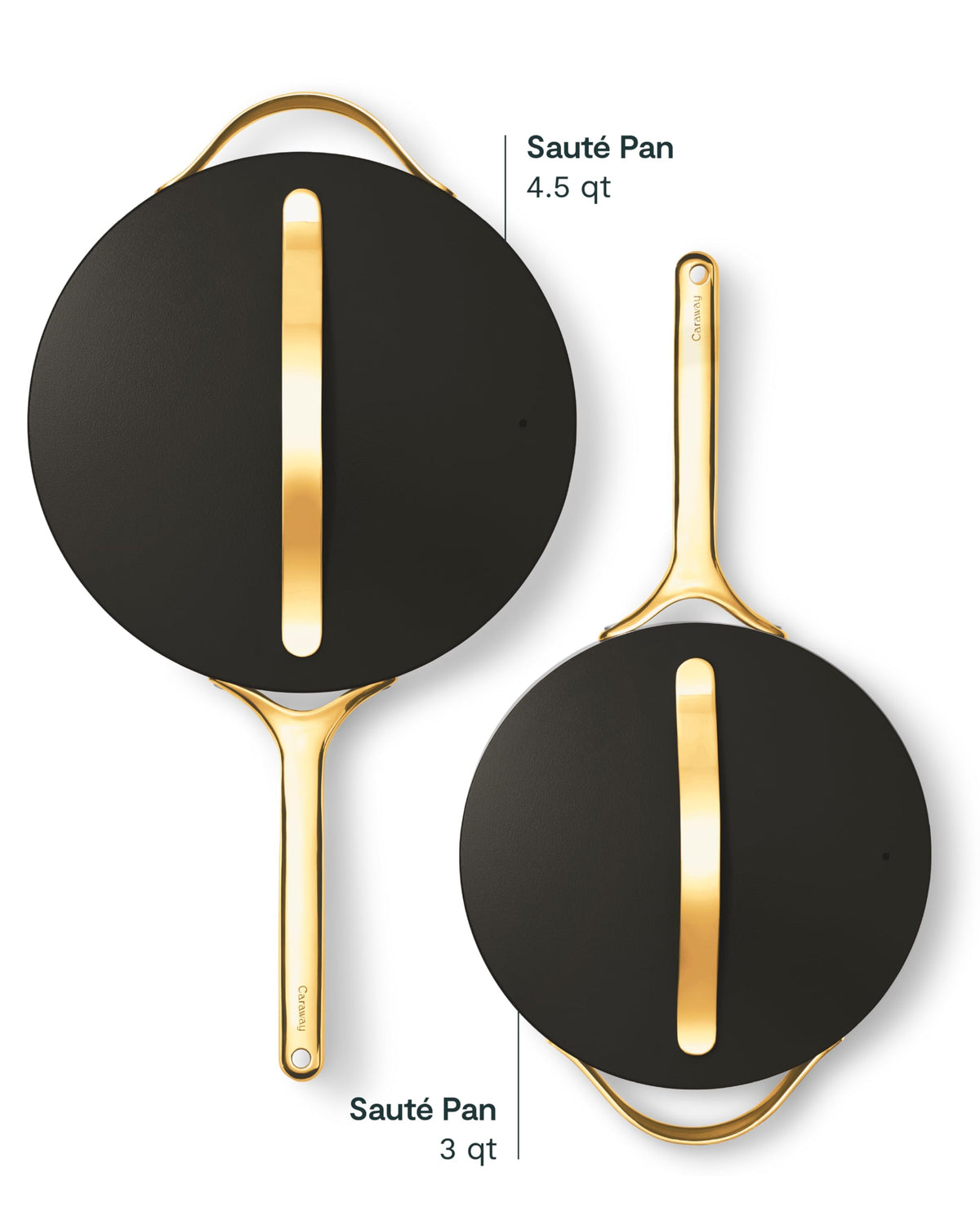 Ceramic Nonstick Sauté Pan With Stainless Handle