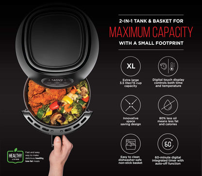 XL 6-in-1 Air Fryer With Touchscreen Controls