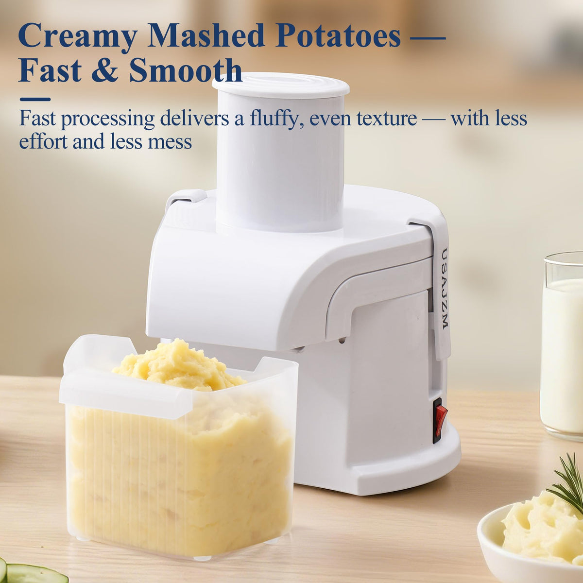 4-in-1 Electric Vegetable Grater and Slicer