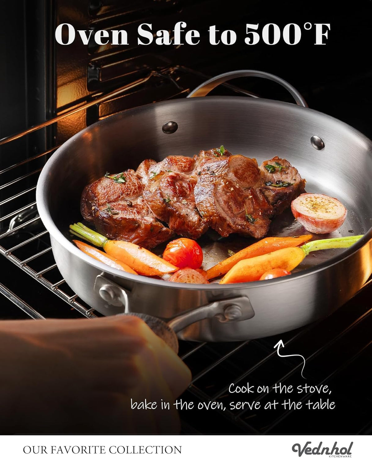 Titanium Stir Fry Pan for High-Heat Cooking