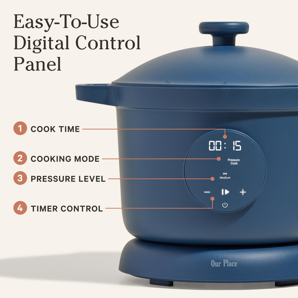 4-in-1 Ceramic 6-Quart Pressure Multi-Cooker
