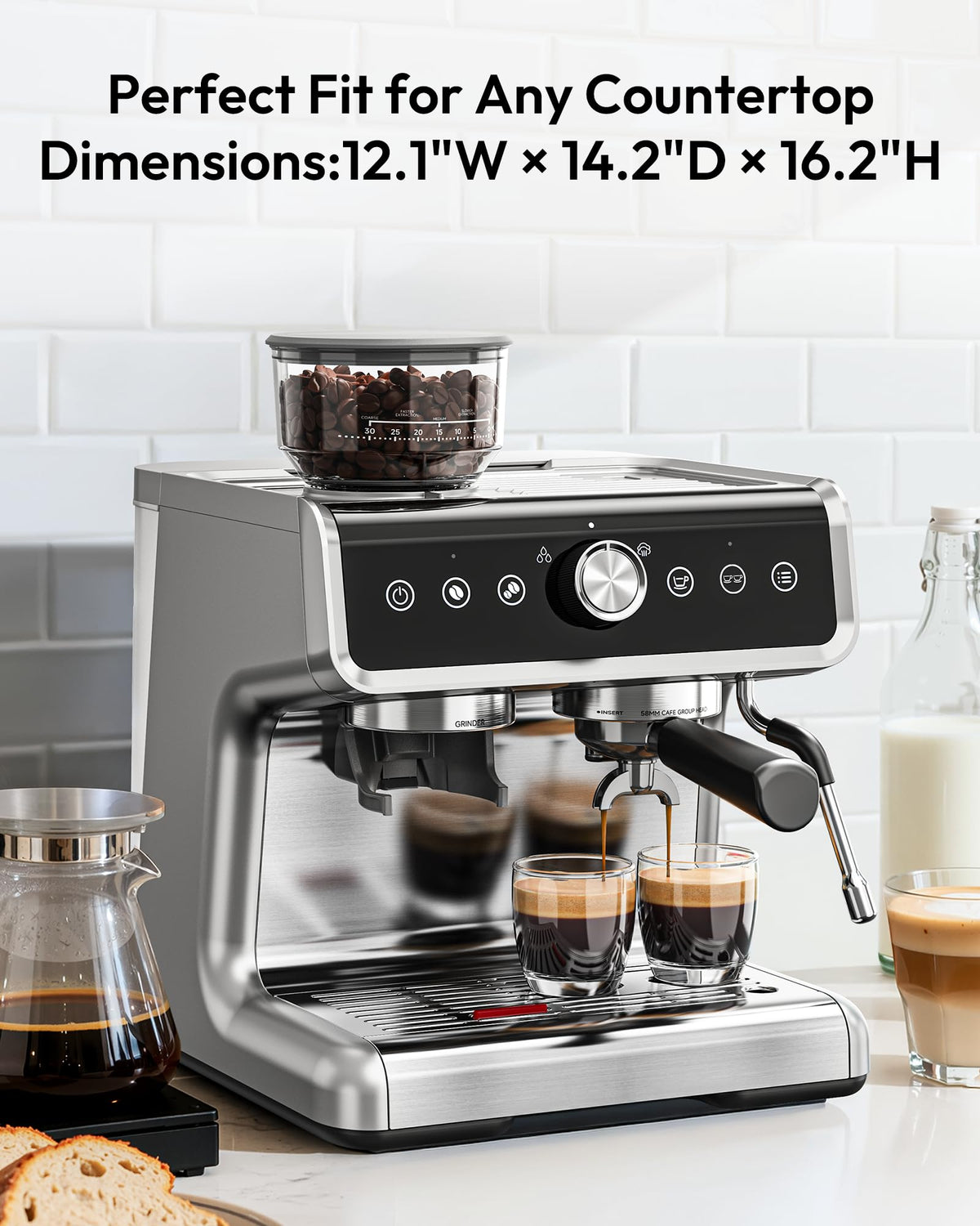 Automatic Espresso Machine With Milk Frother
