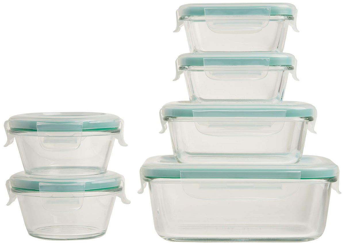 Glass Airtight Food Storage Container Set