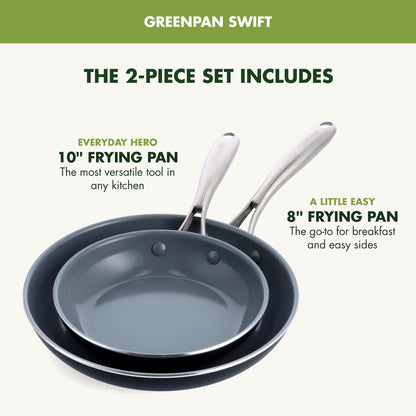 Ceramic Nonstick Frying Pan Skillet Set
