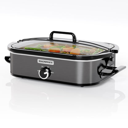 4-Quart Slow Cooker With Casserole and Warm Setting