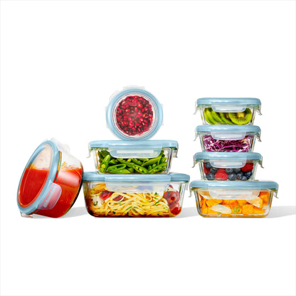 Glass Airtight Food Storage Container Set