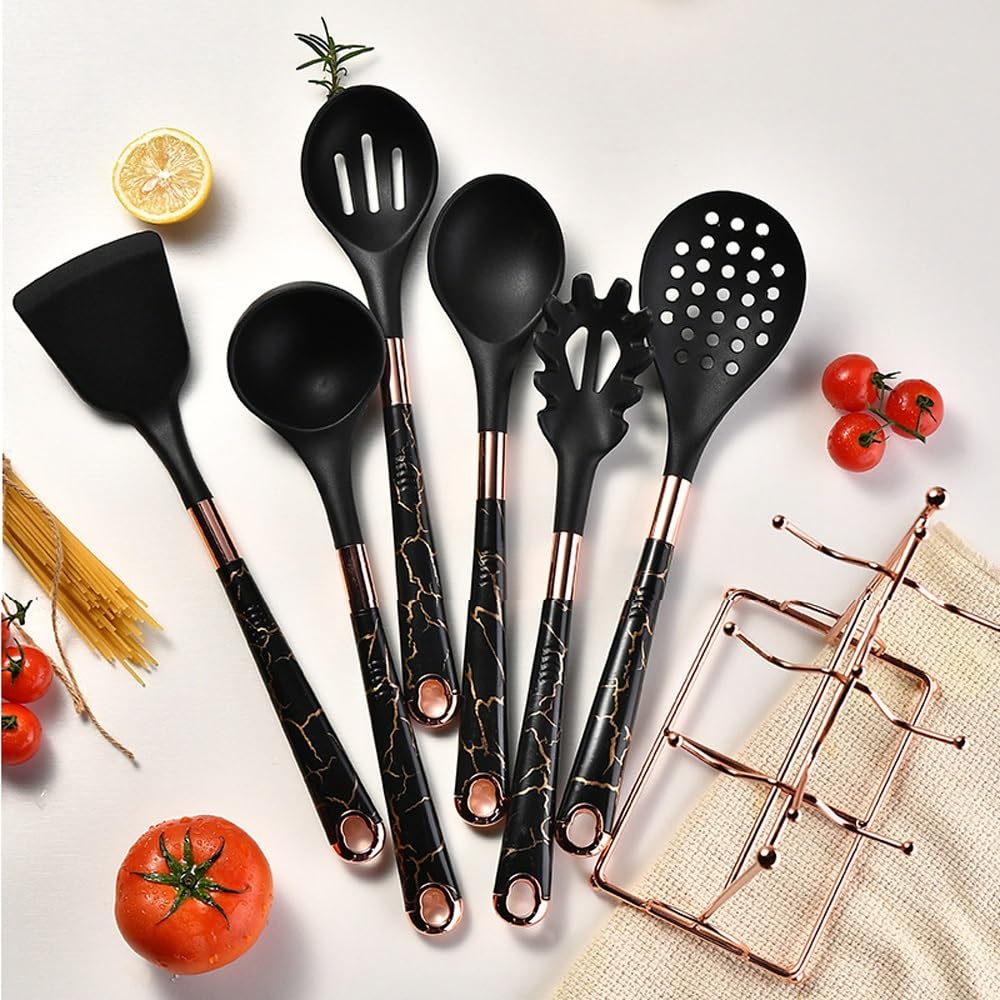 7-Piece Heat-Resistant Silicone Kitchen Utensil Set