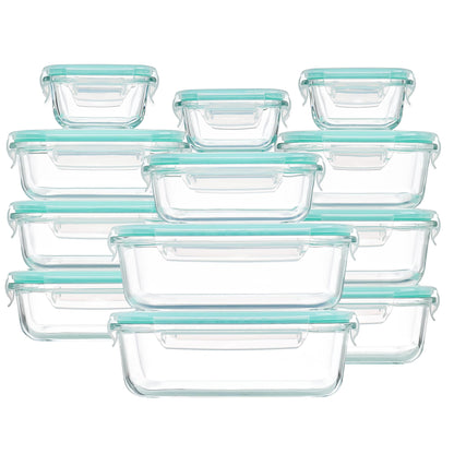 8-Piece Glass Food Storage Container Set